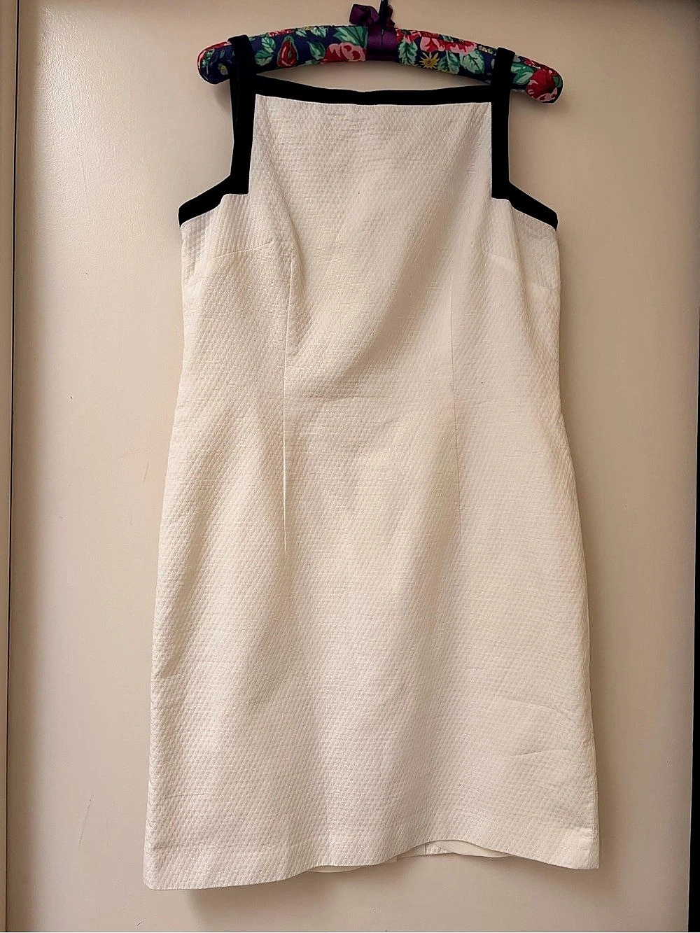 White & Black Mini Dress Like New